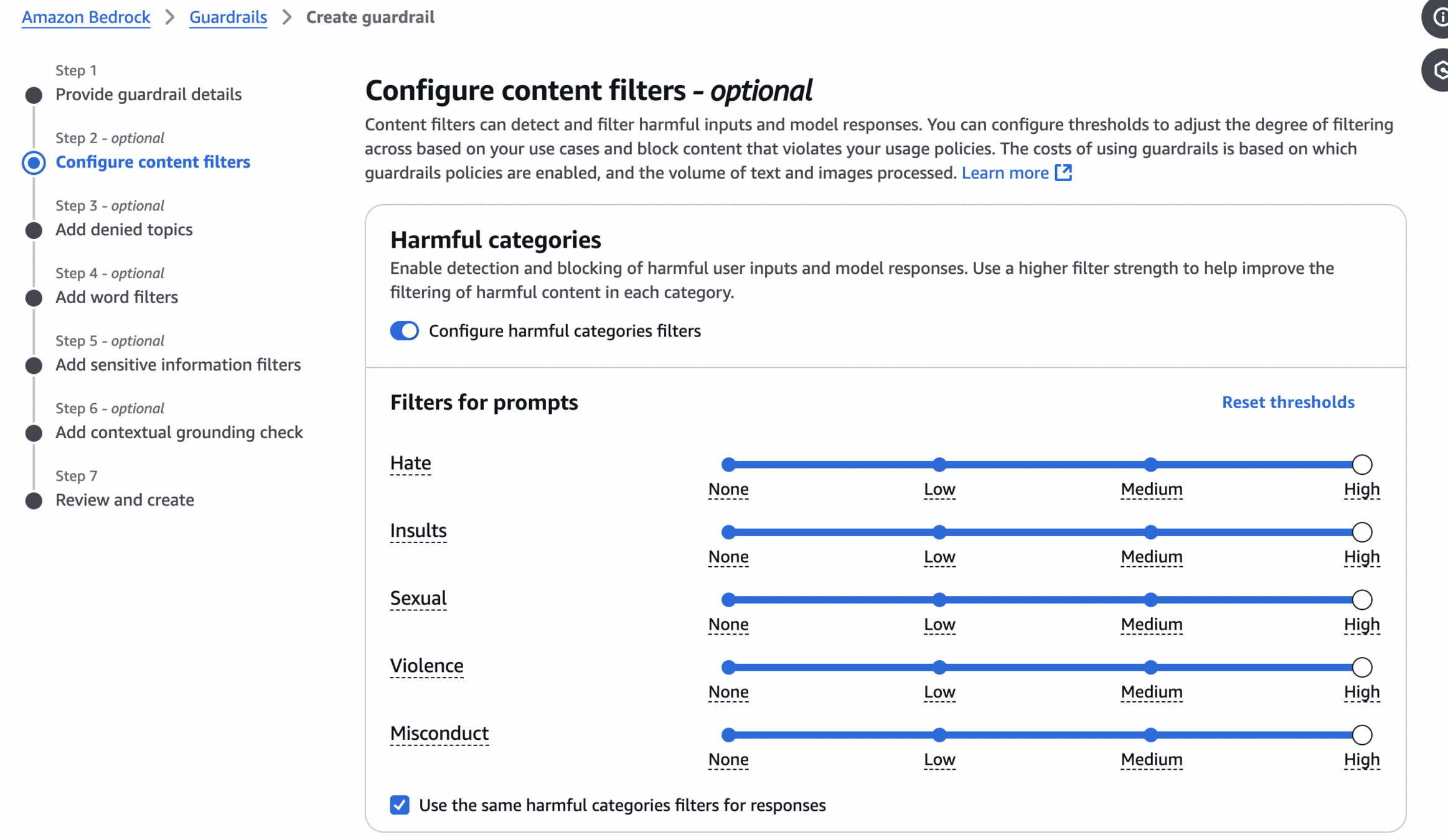 Content filters